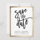 Search for gold border save the dates Chic