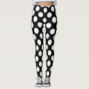 Search for black and white spot pattern leggings Abstract