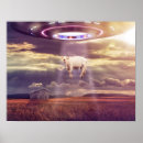 Search for alien abductions posters Cow