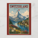 Search for switzerland vintage postcards Matching family tourist trip