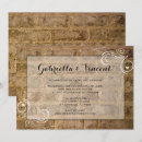 Search for industrial chic wedding invitations Vintage