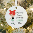 Search for shoe christmas tree decorations Dance teacher
