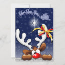 Search for funny character christmas cards Reindeer
