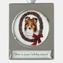 Search for sheltie christmas tree decorations Animals