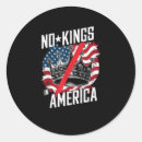 Search for protest stickers No kings in america