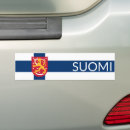 Search for finnish flag bumper stickers Suomi