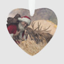 Search for funny moose christmas tree decorations Santa