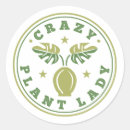 Search for crazy lady stickers Gardener