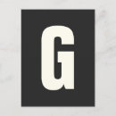 Search for initial monogram postcards Minimalist
