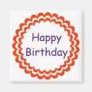 Search for orange magnets Happy birthday