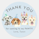 Search for thank you dog stickers Doggie