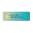 Search for cute kawaii animal return address labels Adorable