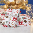 Search for western christmas wrapping paper Country