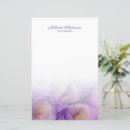 Search for purple stationery paper Floral