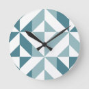 Search for teal abstract clocks Silver
