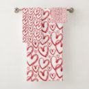 Search for red heart bath towels Unique