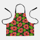 Search for red and yellow flowers aprons Nature