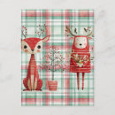 Search for cute reindeer postcards Red