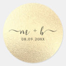 Search for save the date gold stickers Bride