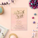 Search for pink cloud invitations Heaven sent
