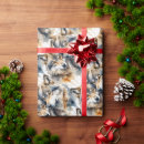 Search for wolves wrapping paper Winter