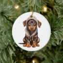 Search for doberman christmas tree decorations Animal
