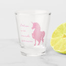 Search for unicorn shot glasses Pink