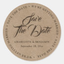 Search for save the date kraft stickers Country
