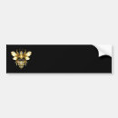 Search for honey bee bumper stickers Gold
