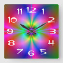 Search for rainbow colors clocks Pattern