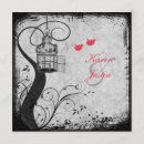 Search for red birds wedding invitations Grey