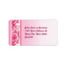Search for red ornament return address labels White