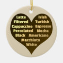 Search for coffee christmas tree decorations Cappuccino