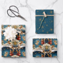 Search for joy to the world wrapping paper Vintage