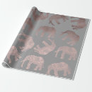 Search for elephants wrapping paper For her