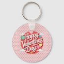Search for colourful hearts key rings White