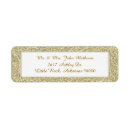 Search for glitz and glam return address labels Elegant