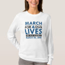 Search for gun womens tshirts March for our lives