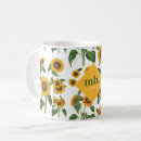 Search for sunflower coffee mugs Yellow flowers