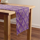 Search for purple and gold table runners Vintage