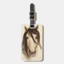 Search for horse luggage tags Watercolor
