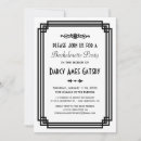 Search for art deco hens party invitations Gatsby