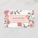Search for vine business cards Floral