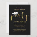 Search for gold glitter graduation invitations High school