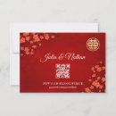 Search for chinese wedding rsvp cards Red