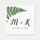 Search for fern napkins Watercolor