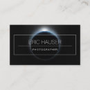 Search for planets business cards Modern