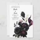 Search for dark romantic wedding invitations Fall