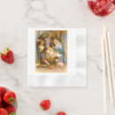 Search for religious christmas napkins Nativity