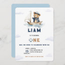 Search for sailor boy birthday invitations Blue